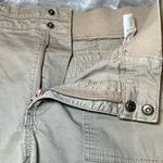 Lee Cargo Capri Pants Womens 16 Tan/Khaki Easy Fit Stretch Utilitarian Chic Photo 8