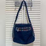 Cute Denim/Aztec Print Purse Blue Small Shoulder Bag Pockets‎ Photo 5