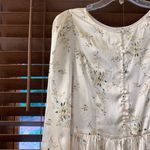 Love Shack Fancy NWT $525 Canary Yellow Garcia Scoop Neck Long Sleeves Dress 2 Photo 10