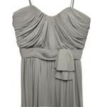 Watters & Watters Style 5514 Shirred Chiffon Floor Length Dress Size 10 Wedding Photo 3