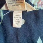 Duluth Trading Womens Floral wrap top Shirt Navy Size Small S Photo 1