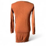 Esmara Long Sleeve Knit Sweater Dress Rust Orange Pockets Size XS Photo 1