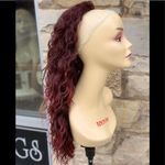 Curly long drawstring ponytail Clipin wavy Heidi Photo 4