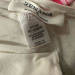 Zenana Premium Zenana White Animal Print Tank Top, size S Photo 4