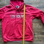 Adidas Climawarm Womens Metallic Logo Fuchsia Pullover Hoodie Sweatshirt XL Photo 4