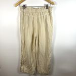 Cloth & Stone  Boho Crop Linen Pants Women Small Distressed Chic Lagenlook Frayed Photo 5