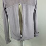 Lululemon Athletica Back to Balance Long Sleeve Iced Iris Purple Sweater Photo 10