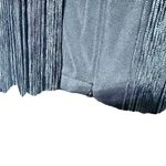 Body Central Ombré Fringe Black Gold Fringe Corset Top Zip Back Medium EUC Photo 10