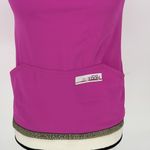 Roberto Cavalli Freedom Mock Neck Tank Active Top Sleeveless Size 42 Magenta Photo 8
