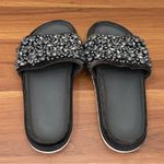Joie  Jacory Crystal Embellished Slides  Sandals in Coal Size 6.5 Photo 5