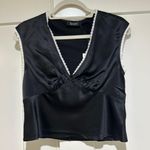Few Moda Kourt Black Silk Top Photo 1