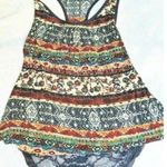 Papaya  Racerback Lace Back Tank Top Sm Photo 0