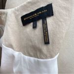 Donna Karan 💜  Women Collarless Split-front Patch Flap Pocket Jacket Photo 7