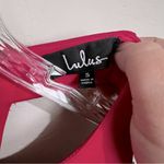 NWT Lulus Fuchsia Barbie Pink Cutout & About Skater Dress Photo 7