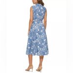 Tommy Hilfiger NWOT Hudson Paisley Sleeveless Midi Shirt Dress Linen Cotton Belted Buttoned New Photo 2