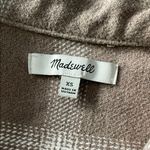 Madewell  Plaid Shirt Jacket in Brown and Cream Photo 7