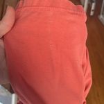 Flax 100% Cotton Casual Long Sleeve Coral Red Orange Shirt Photo 6