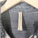 Anthropologie By  Embroidered Denim Shirt Dress Size Small S Photo 3