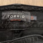 Torrid Premium Plus 22R 22 3X Black Ripped Skinny Jegging Jeans Photo 2