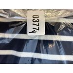 Ralph Lauren  LRL Womens XL Sweater Top Blue White Stripe Logo Preppy Nautical Photo 7