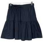 Abercrombie & Fitch NEW  Black Cotton Elastic Tiered Smocked Mini Skirt Size S Photo 1