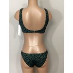 AQUA New. green leopard print bikini. Retails $149 Photo 3