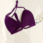Anthropologie  Peixoto Purple bikini‎ top size Large Photo 6