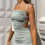 Princess Polly Lainey Midi Dress Sage Photo 0