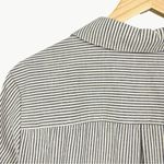 Sézane Tomboy Button Down Long Sleeve Shirt | Size US 6 (38) | Ecru/Blue Stripes Photo 12