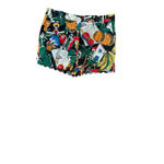 J.Crew Black Multicolor Scalloped Hem Shorts Size 8 Photo 2