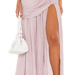 Just Bee Queen Blanca Skirt Lavender Gauze Size Small NWT NEW‎ Slit Purple Photo 0