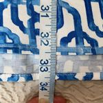 Mud Pie ‎ Womens Chain Link Print Sleeveless Tunic Sheath Dress Royal Blue Small Photo 7