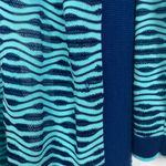 Magaschoni Cardigan Duster Size XL Open Front Light Weight Blue Photo 2