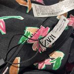 ZARA NWOT  SATIN MIDI SKIRT WITH FLORAL PRINT  HIGH WAIST BLOGGERS FAV Photo 7