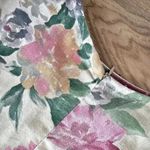 TACH x ANTHROPOLOGIE | Marita Linen Dress Floral Midi Dress Cottagcore | Small Pink Photo 8