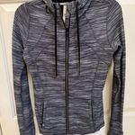 Lululemon  Hooded Define Jacket Nulu 8 Heathered Black White Full Zip Photo 0
