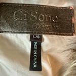 Ci Sono  Faux Fur Vest Brown Tan Size L Cozy Fall Layer Photo 1