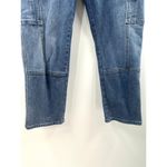 Kancan Aaliyah High Rise Slim Straight Leg Cargo Jeans Size 30 Blue Photo 3