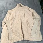 FP one free people cream cotton Sweatshirt sweater Size M Photo 7