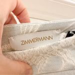 Zimmermann NWT Zimmerman Wonderland Denim Trousers Washed Floral Light blue White sz 3 Photo 12