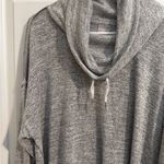 Chico's Zenergy Cowl Neck Lounge Sweater Gray Size 3 or 18 Photo 1