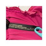 Vix Paula Hermanny Scales Helen Laser Cut Triangle Bikini Top Swim Pink Large Pink Photo 12