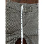 Rebecca Taylor La Vie  Striped Straight Jeans in Black Size 27 Photo 9