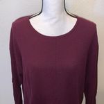 Agenda purple half square pattern crewneck sweater Size XL Photo 1