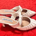Charles David White kitten heels Photo 0