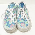 Vans  x Free People Size 5 Old Skool Stackform Checkerboard Floral Sneakers Photo 1