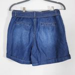 Kensie  Chambray Shorts with Tie at Waist NWT Size 2 Lightweight Jean Shorts Photo 3