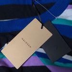 Halogen (Nordstrom) Crew Neck Sweater Blue- Lavender Multi Stripe XL New Photo 5