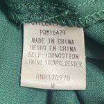 The Impeccable Pig Green Embroidered Eyelet Ruffle Babydoll Blouse Top Size M Photo 3