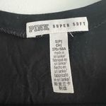 PINK - Victoria's Secret  Black Muscle Tee Crop Photo 1